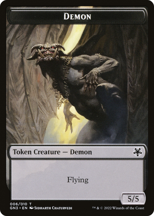 Demon (TGN3-006) [Tokens] Game Night: Free-for-All Tokens MTG Single Wizards of the Coast