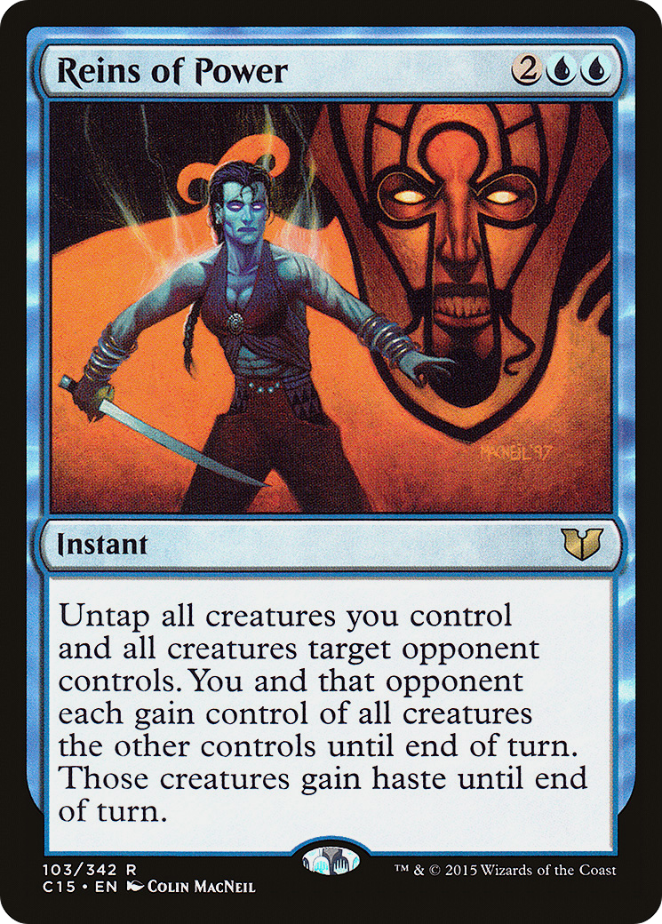 Reins of Power (C15-103) [Commander 2015] MTG Single Wizards of the Coast