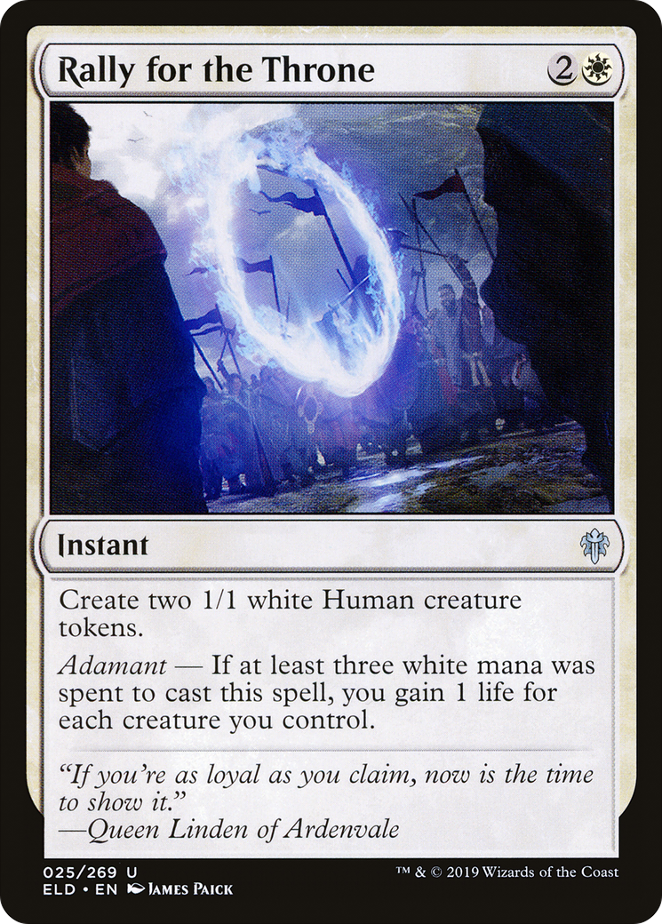 Rally for the Throne (ELD-025) [Throne of Eldraine] MTG Single Wizards of the Coast