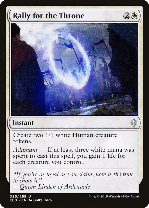 Rally for the Throne (ELD-025) [Throne of Eldraine] MTG Single Wizards of the Coast