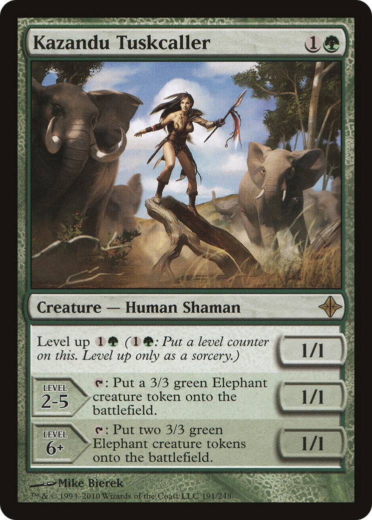 Kazandu Tuskcaller (ROE-191) [Rise of the Eldrazi] Foil MTG Single Wizards of the Coast