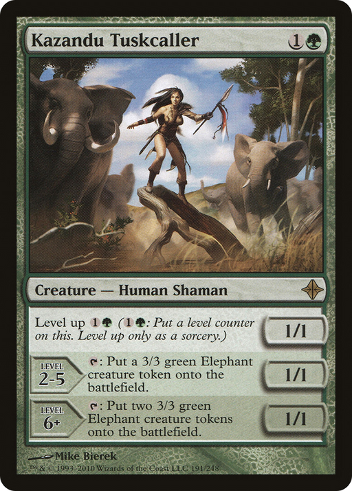 Kazandu Tuskcaller (ROE-191) [Rise of the Eldrazi] Foil MTG Single Wizards of the Coast