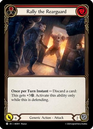 Rally the Rearguard (Red) [AKO011] (Armory Deck: Kayo) Flesh And Blood Single Flesh And Blood   