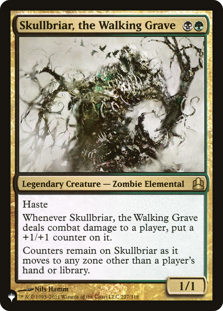 Skullbriar, the Walking Grave (LIST-227/318) [Mystery Booster] The List MTG Single Wizards of the Coast