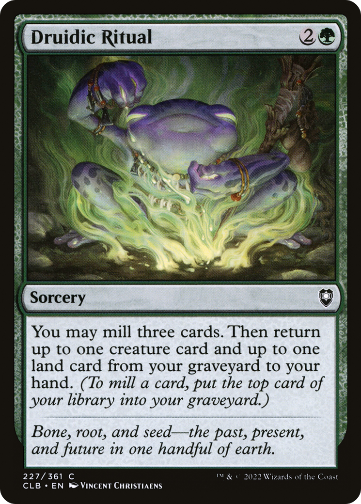 Druidic Ritual (CLB-227) [Commander Legends: Battle for Baldur's Gate] MTG Single Wizards of the Coast