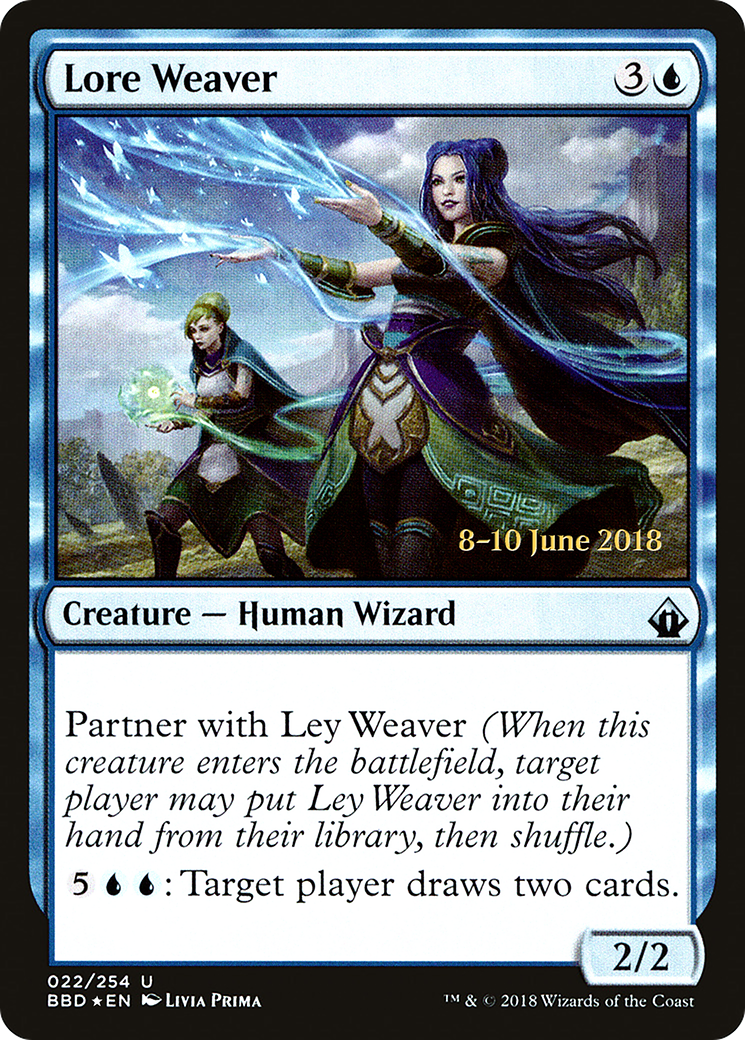 Lore Weaver (LARP-022) [Battlebond Promos] Foil MTG Single Wizards of the Coast