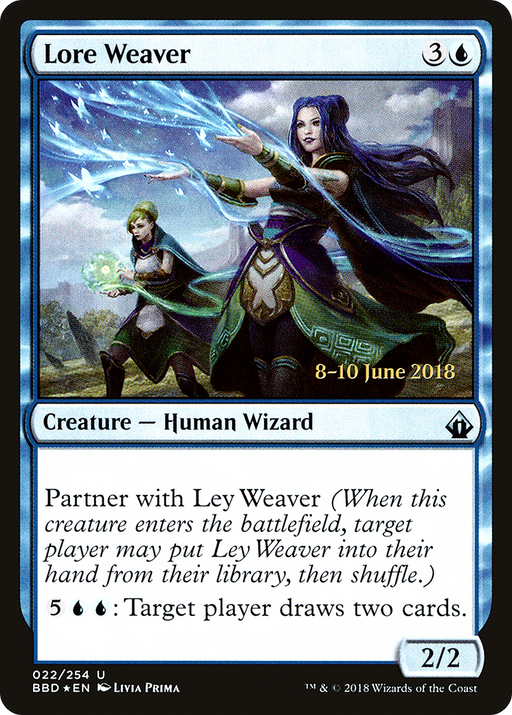 Lore Weaver (LARP-022) [Battlebond Promos] Foil MTG Single Wizards of the Coast