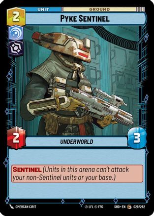Pyke Sentinel (029/262)[Shadows of the Galaxy] Foil Star Wars: Unlimited Single Disney