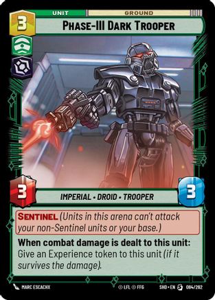 Phase-III Dark Trooper (084/262)[Shadows of the Galaxy] Star Wars: Unlimited Single Disney