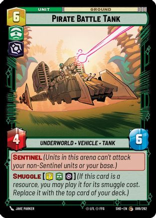 Pirate Battle Tank (089/262)[Shadows of the Galaxy] Star Wars: Unlimited Single Disney