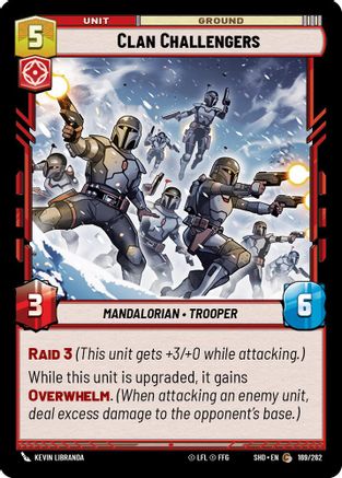 Clan Challengers (169/262)[Shadows of the Galaxy] Foil Star Wars: Unlimited Single Disney