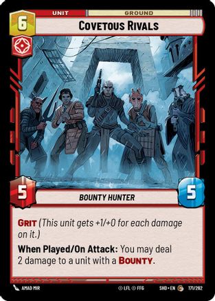 Covetous Rivals (171/262)[Shadows of the Galaxy] Foil Star Wars: Unlimited Single Disney