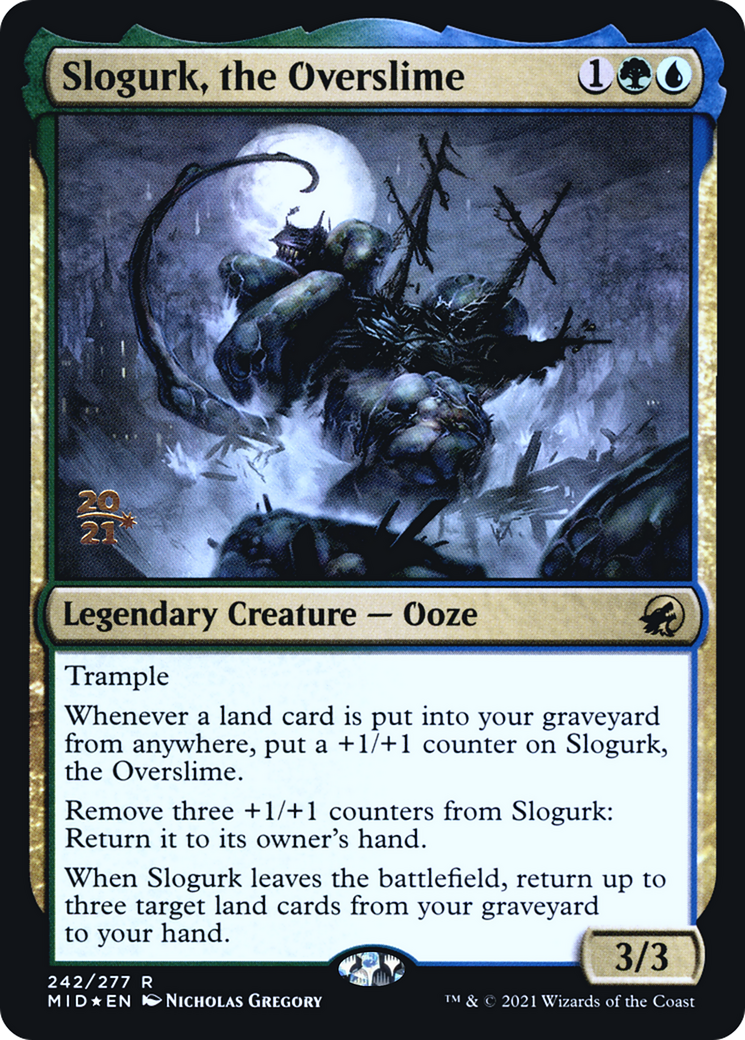 Slogurk, the Overslime (PRE-242) [Innistrad: Midnight Hunt Promos] Foil MTG Single Wizards of the Coast