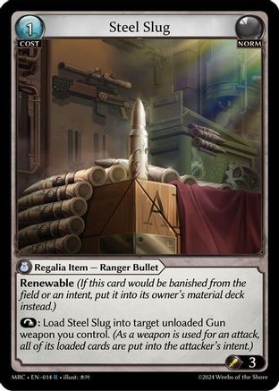 Steel Slug (014) [Mercurial Heart] Grand Archive Single Weebs of the Shore