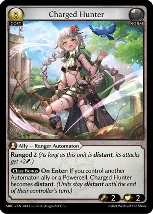 Charged Hunter (044) [Mercurial Heart] Grand Archive Single Weebs of the Shore