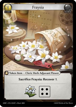 Fraysia (050) [Mercurial Heart] Foil Grand Archive Single Weebs of the Shore