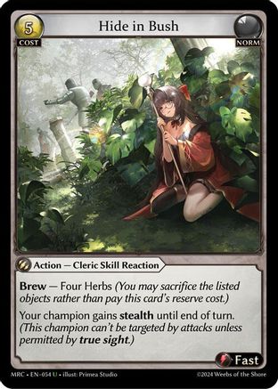 Hide in Bush (054) [Mercurial Heart] Grand Archive Single Weebs of the Shore