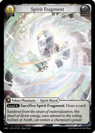 Spirit Fragment (073) [Mercurial Heart] Grand Archive Single Weebs of the Shore