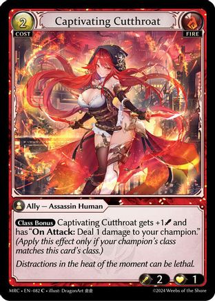 Captivating Cutthroat (082) [Mercurial Heart] Grand Archive Single Weebs of the Shore