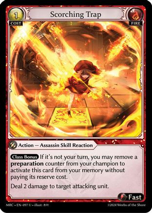 Scorching Trap (097) [Mercurial Heart] Grand Archive Single Weebs of the Shore