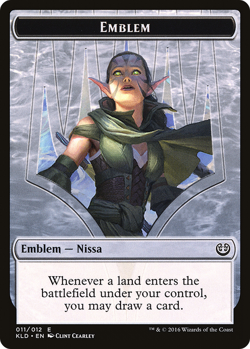 Nissa, Vital Force Emblem (KLD-011) [Tokens] Kaladesh Tokens MTG Single Wizards of the Coast