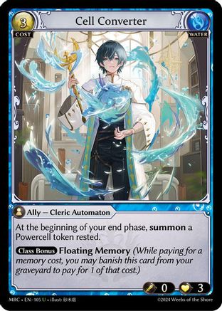 Cell Converter (105) [Mercurial Heart] Grand Archive Single Weebs of the Shore