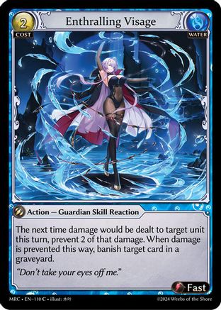 Enthralling Visage (110) [Mercurial Heart] Grand Archive Single Weebs of the Shore