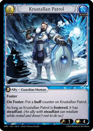 Krustallan Patrol (120) [Mercurial Heart] Grand Archive Single Weebs of the Shore