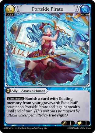 Portside Pirate (124) [Mercurial Heart] Grand Archive Single Weebs of the Shore