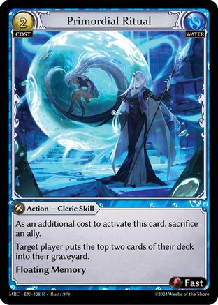 Primordial Ritual (128) [Mercurial Heart] Foil Grand Archive Single Weebs of the Shore