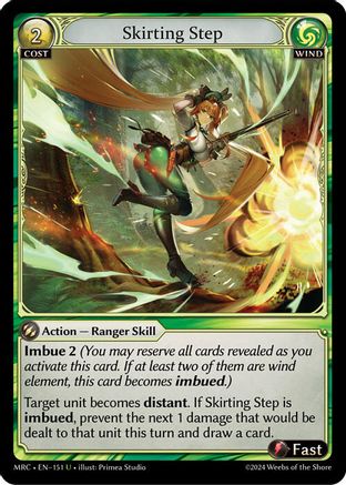 Skirting Step (151) [Mercurial Heart] Foil Grand Archive Single Weebs of the Shore