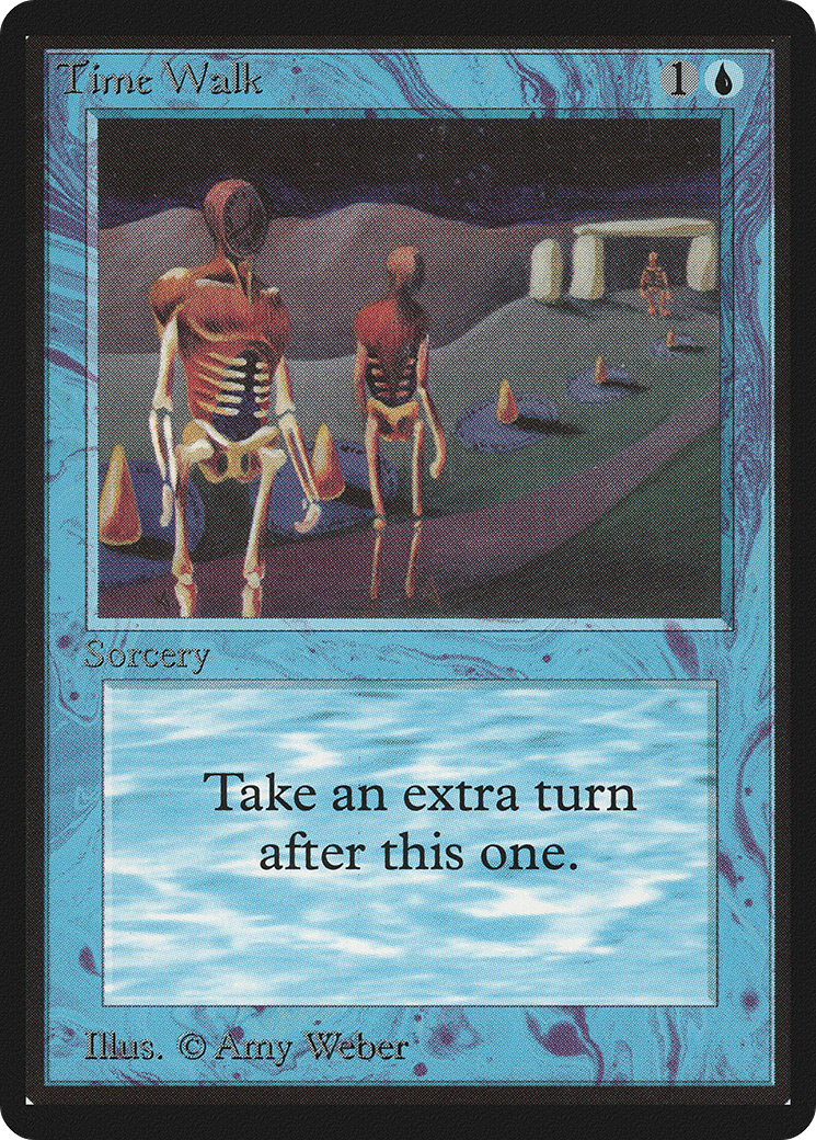 Time Walk (LEB-084) [Oldschool] Limited Edition Beta MTG Single Wizards of the Coast