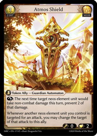 Atmos Shield (171) [Mercurial Heart] Grand Archive Single Weebs of the Shore
