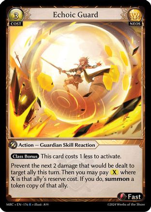 Echoic Guard (176) [Mercurial Heart] Grand Archive Single Weebs of the Shore