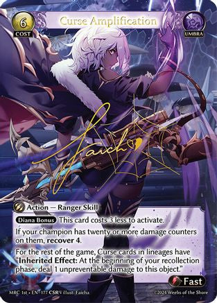 Curse Amplification (CSR) (177) [Mercurial Heart] Foil Grand Archive Single Weebs of the Shore