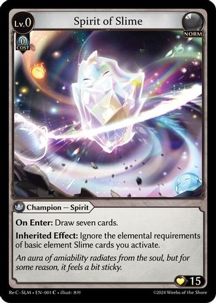 Spirit of Slime (001) [Silvie ReCollection Slime Sovereign] Grand Archive Single Weebs of the Shore