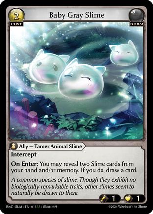 Baby Gray Slime (013) [Silvie ReCollection Slime Sovereign] Grand Archive Single Weebs of the Shore