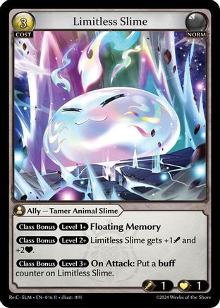 Limitless Slime (016) [Silvie ReCollection Slime Sovereign] Grand Archive Single Weebs of the Shore