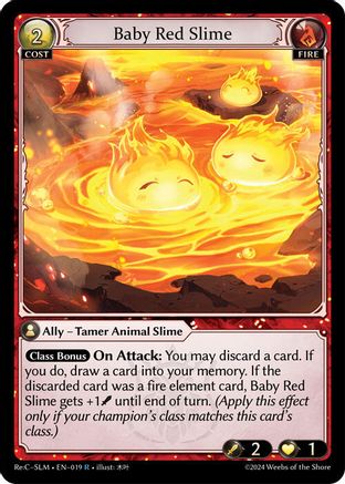 Baby Red Slime (019) [Silvie ReCollection Slime Sovereign] Grand Archive Single Weebs of the Shore