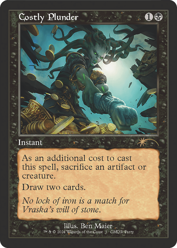 Costly Plunder (WPN-001) [Misc] Wizards Play Network 2024 MTG Single Wizards of the Coast