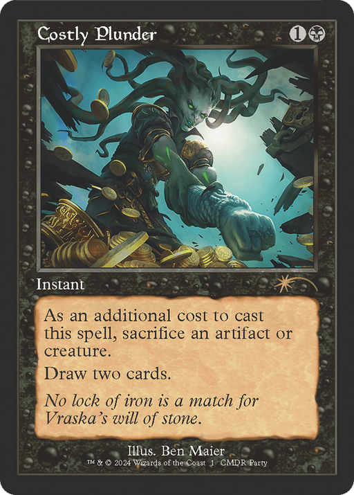 Costly Plunder (WPN-001) [Misc] Wizards Play Network 2024 Foil MTG Single Wizards of the Coast