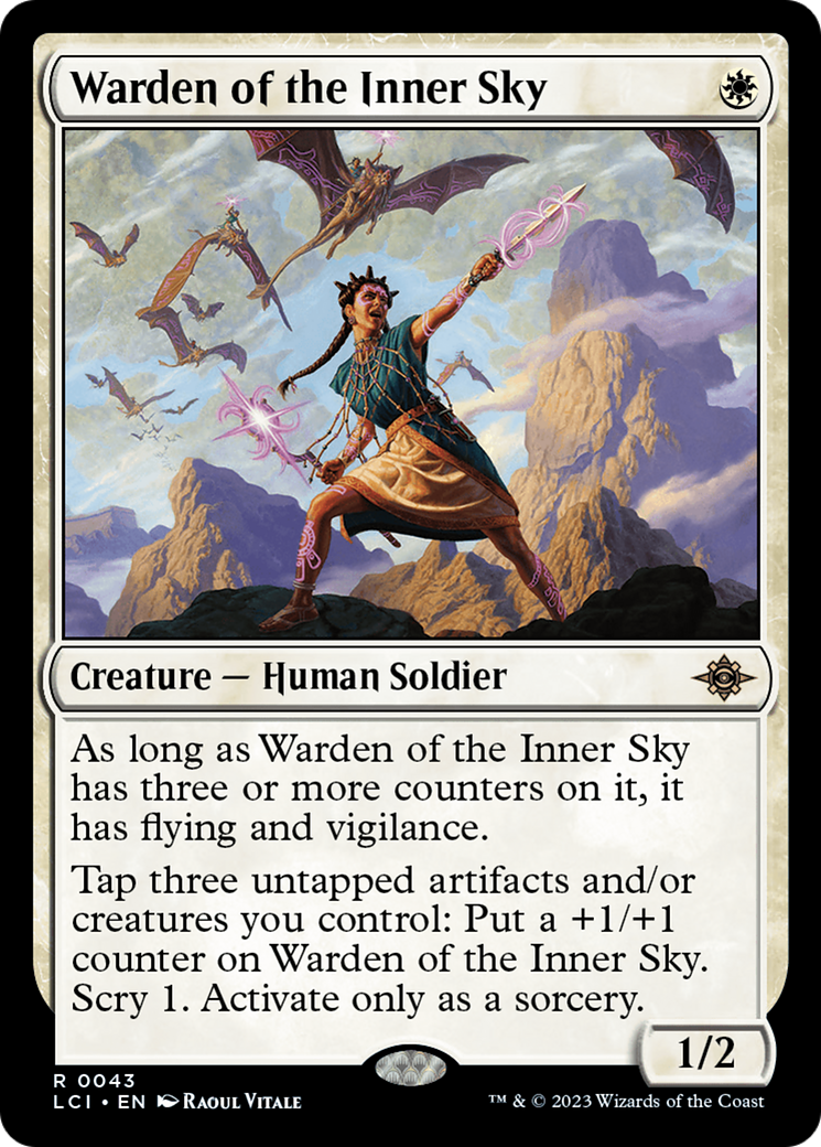 Warden of the Inner Sky (LCI-043) [The Lost Caverns of Ixalan] MTG Single Wizards of the Coast