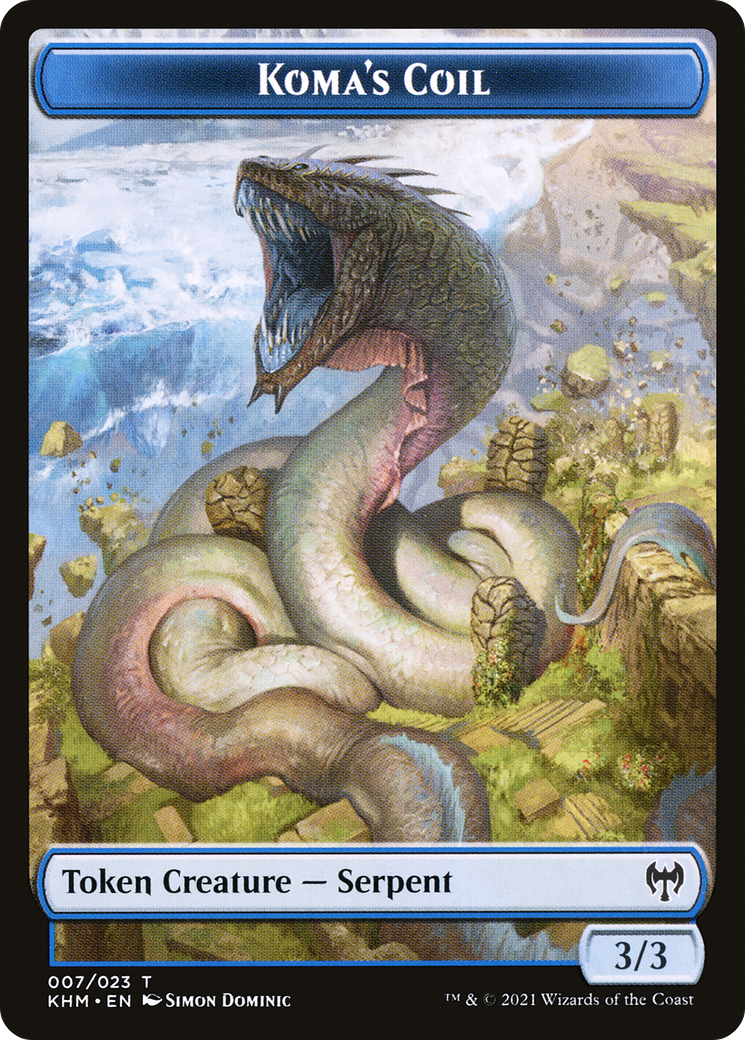 Koma's Coil (TKHM-007) [Tokens] Kaldheim Tokens Foil MTG Single Wizards of the Coast