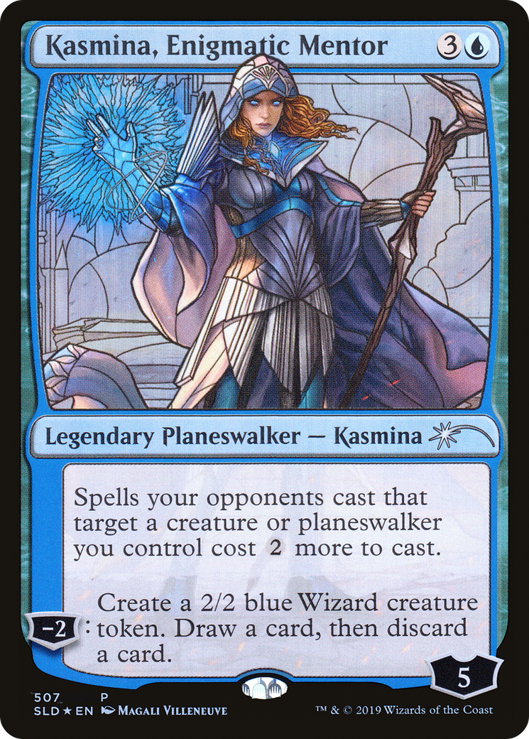 Kasmina, Enigmatic Mentor (Stained Glass) (SLD-507) [Secret Lair] Drop Foil MTG Single Wizards of the Coast