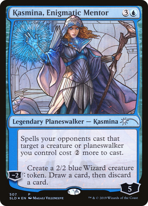 Kasmina, Enigmatic Mentor (Stained Glass) (SLD-507) [Secret Lair] Drop Foil MTG Single Wizards of the Coast
