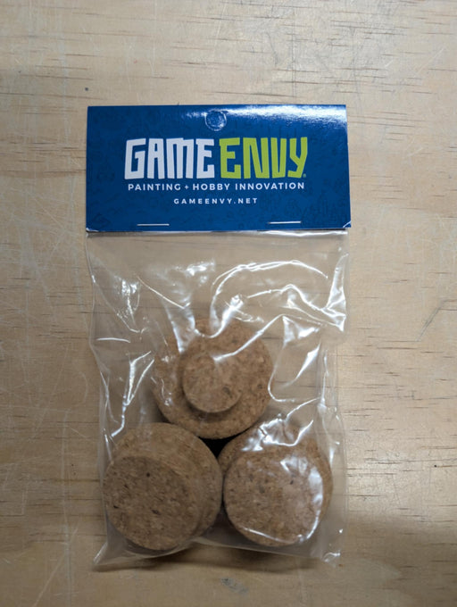 Game Envy: Hobby Holder - Medium Cork Inserts (3 Pack) Hobby Brushes Game Envy