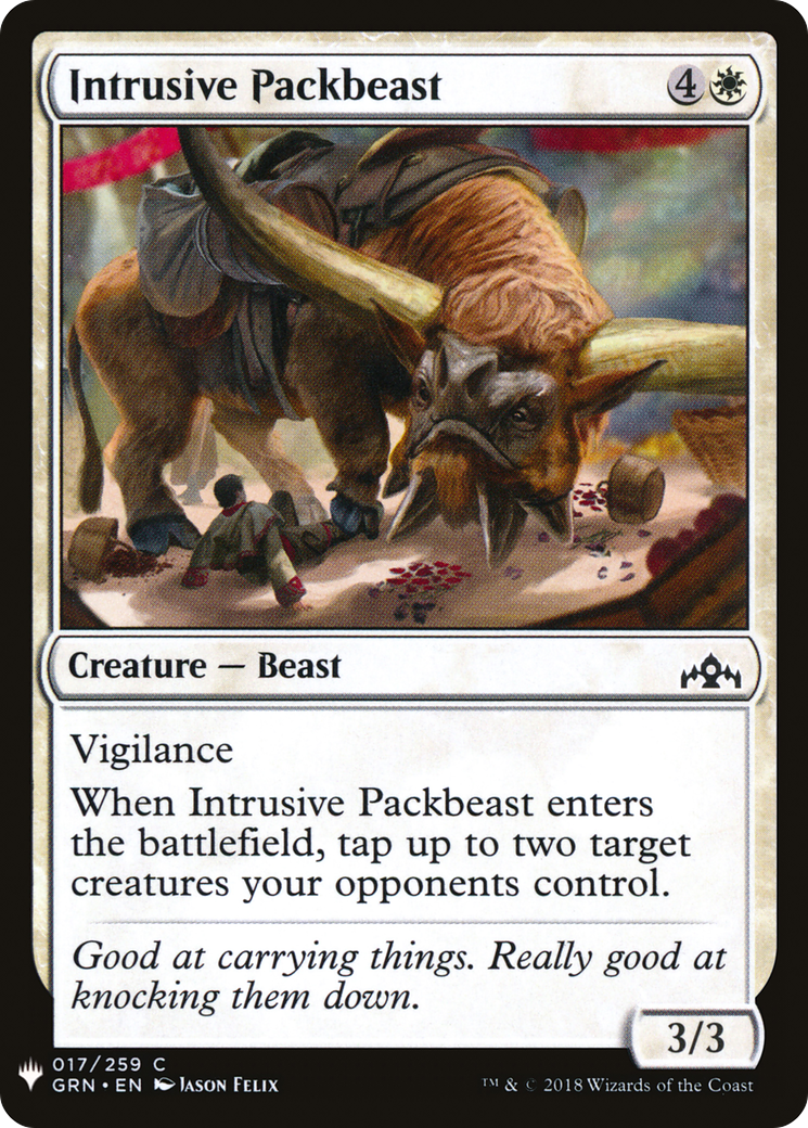 Intrusive Packbeast (LIST-GRN-17) [Mystery Booster] The List MTG Single Wizards of the Coast