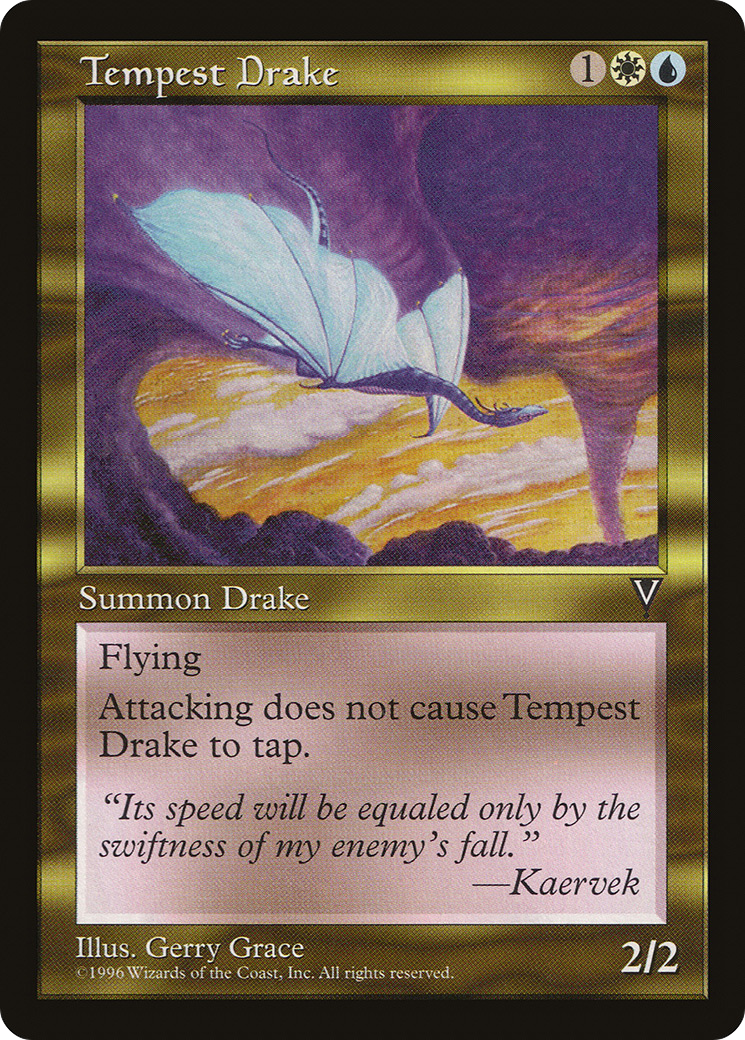 Tempest Drake (VIS-139) [Visions] MTG Single Wizards of the Coast