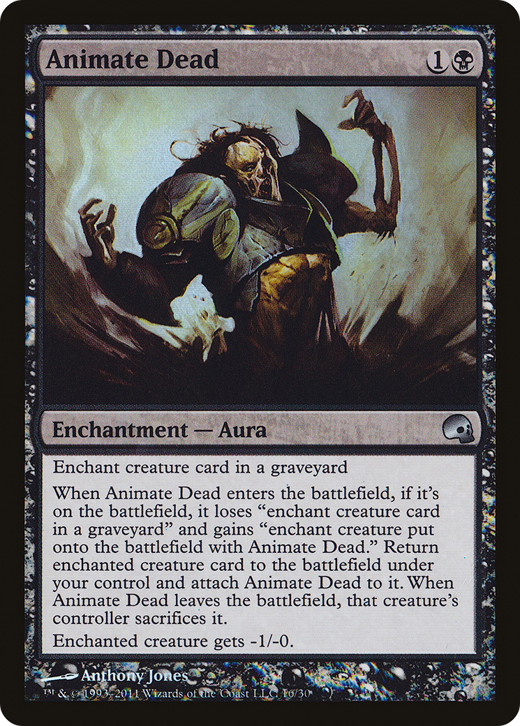 Animate Dead (GRV-016) [Misc] Premium Deck Series: Graveborn Foil MTG Single Wizards of the Coast
