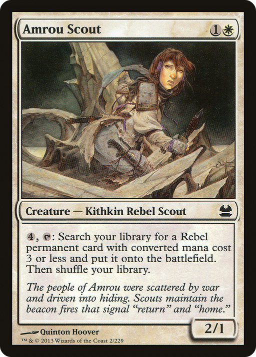 Amrou Scout (MMA-002) [Modern Masters] MTG Single Wizards of the Coast